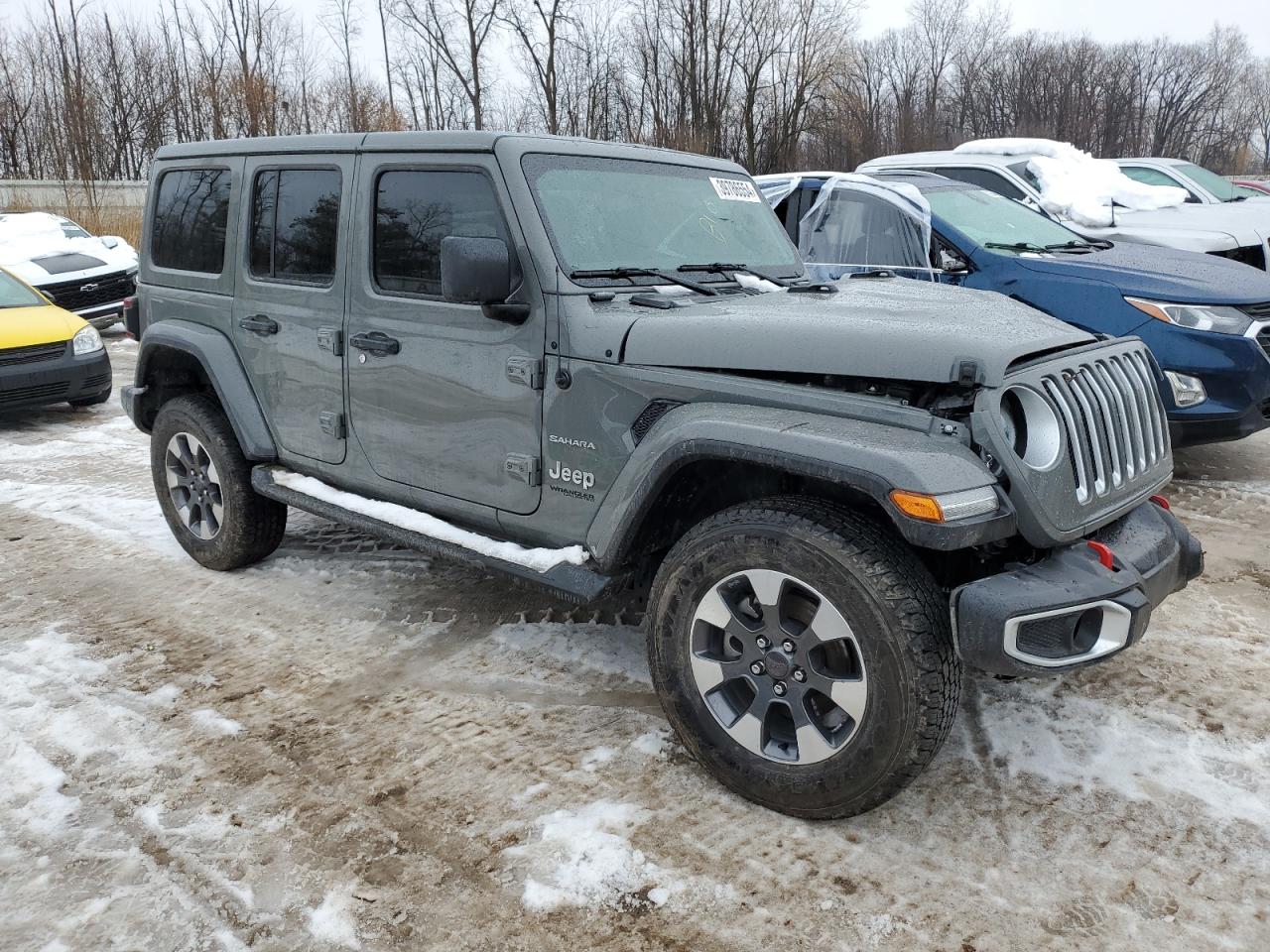 2022 JEEP WRANGLER UNLIMITED SAHARA VIN:1C4HJXEG7NW264786