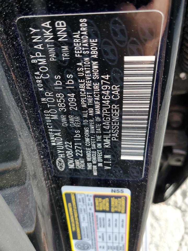 2023 HYUNDAI ELANTRA SE VIN:KMHLL4AG7PU464974