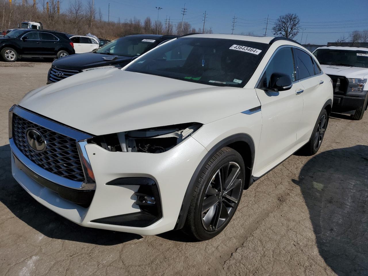 2022 INFINITI QX55 LUXE VIN:3PCAJ5J3XNF114250