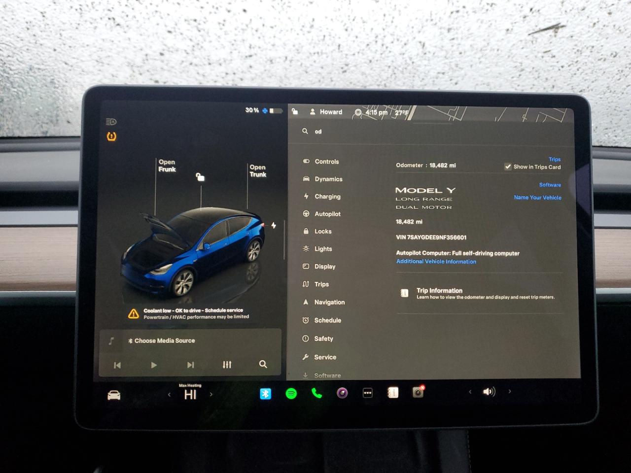 2022 TESLA MODEL Y  VIN:7SAYGDEE9NF356601
