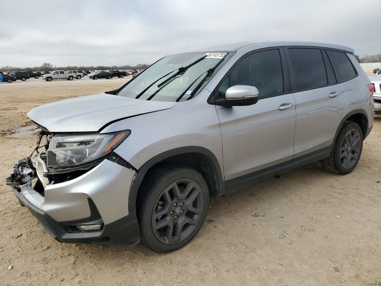 2022 HONDA PASSPORT EXL VIN:5FNYF8H52NB018704