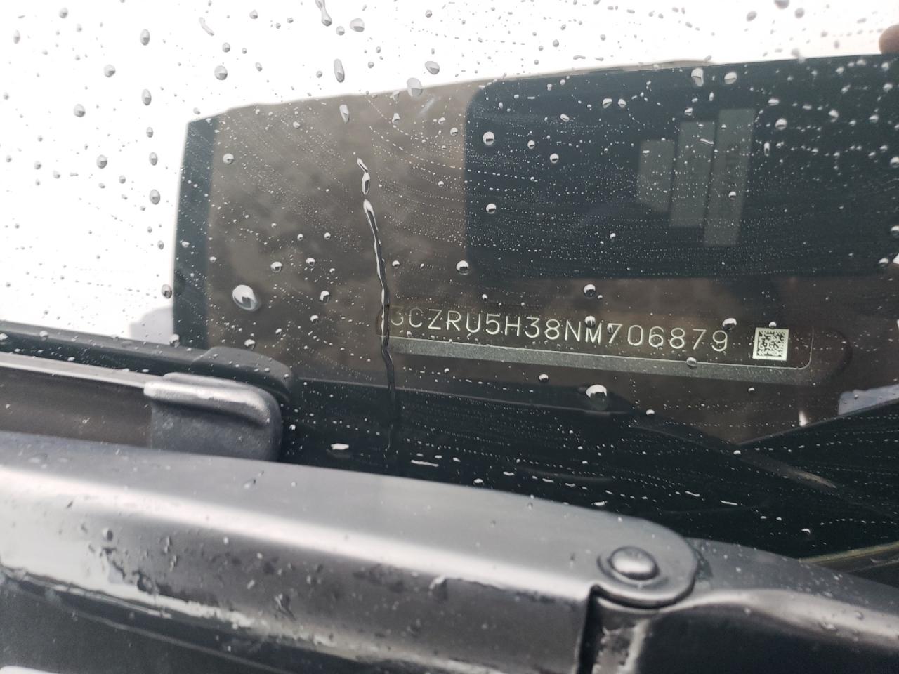 2022 HONDA HR-V LX VIN:3CZRU5H38NM706879