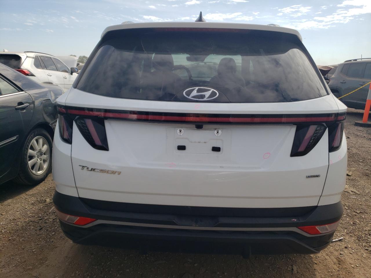 2022 HYUNDAI TUCSON SEL VIN:5NMJCCAE2NH126293