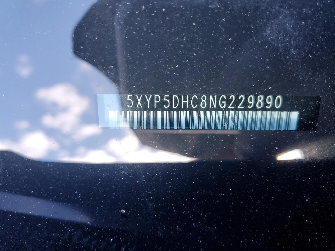2022 KIA TELLURIDE SX VIN:5XYP5DHC8NG229890