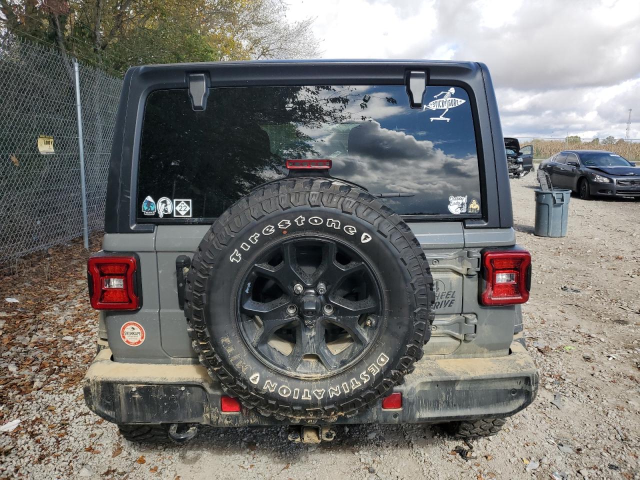 2022 JEEP WRANGLER UNLIMITED SPORT VIN:1C4HJXDG5NW103726