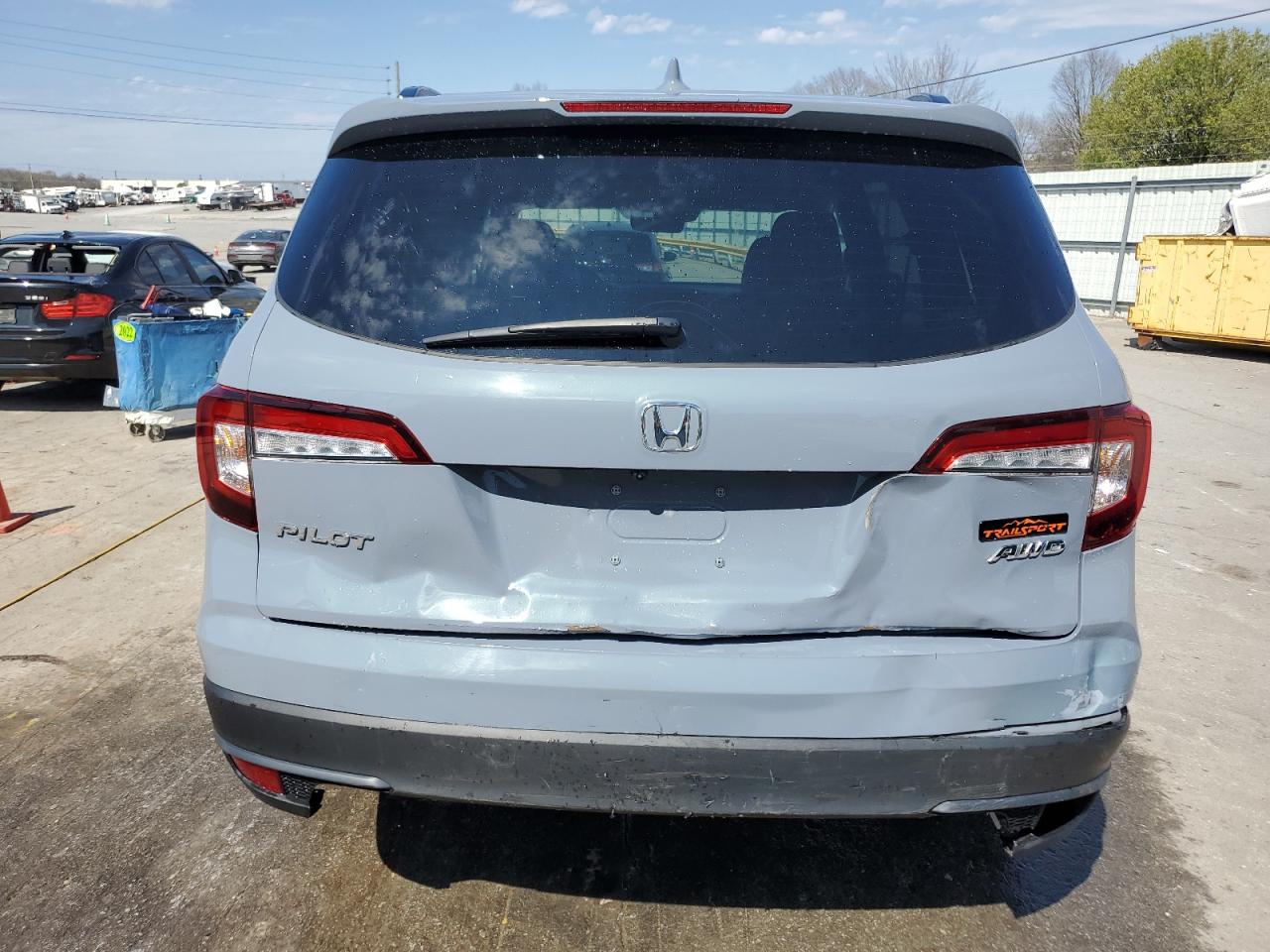 2022 HONDA PILOT TRAILSPORT VIN:5FNYF6H80NB060688