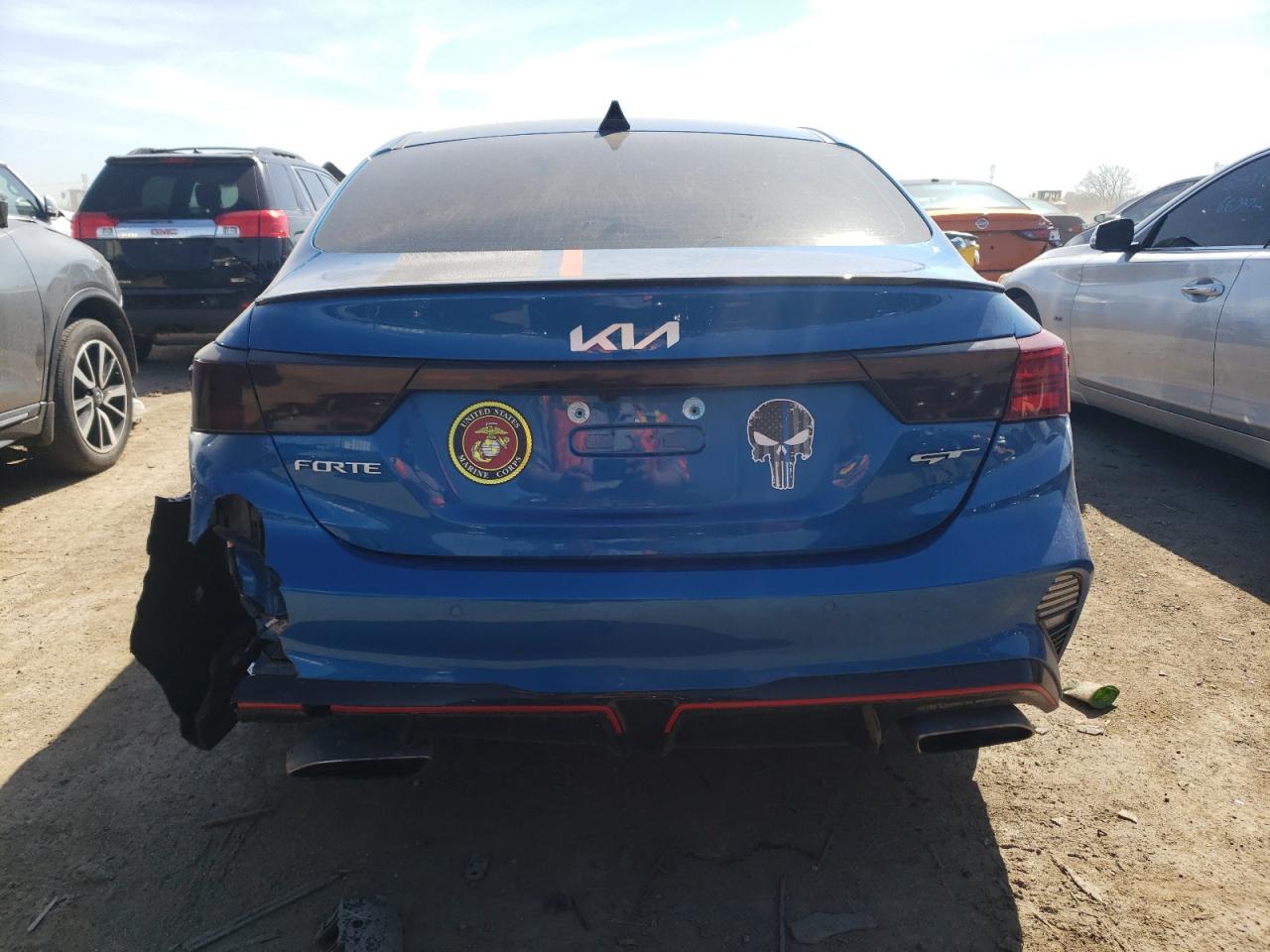 2022 KIA FORTE GT VIN:3KPF44AC6NE439281