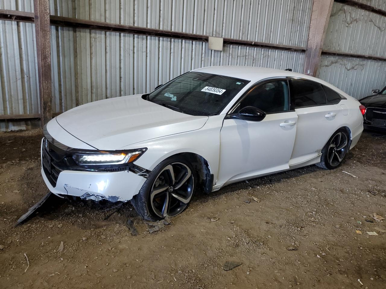 2022 HONDA ACCORD SPORT VIN:1HGCV1F34NA075616