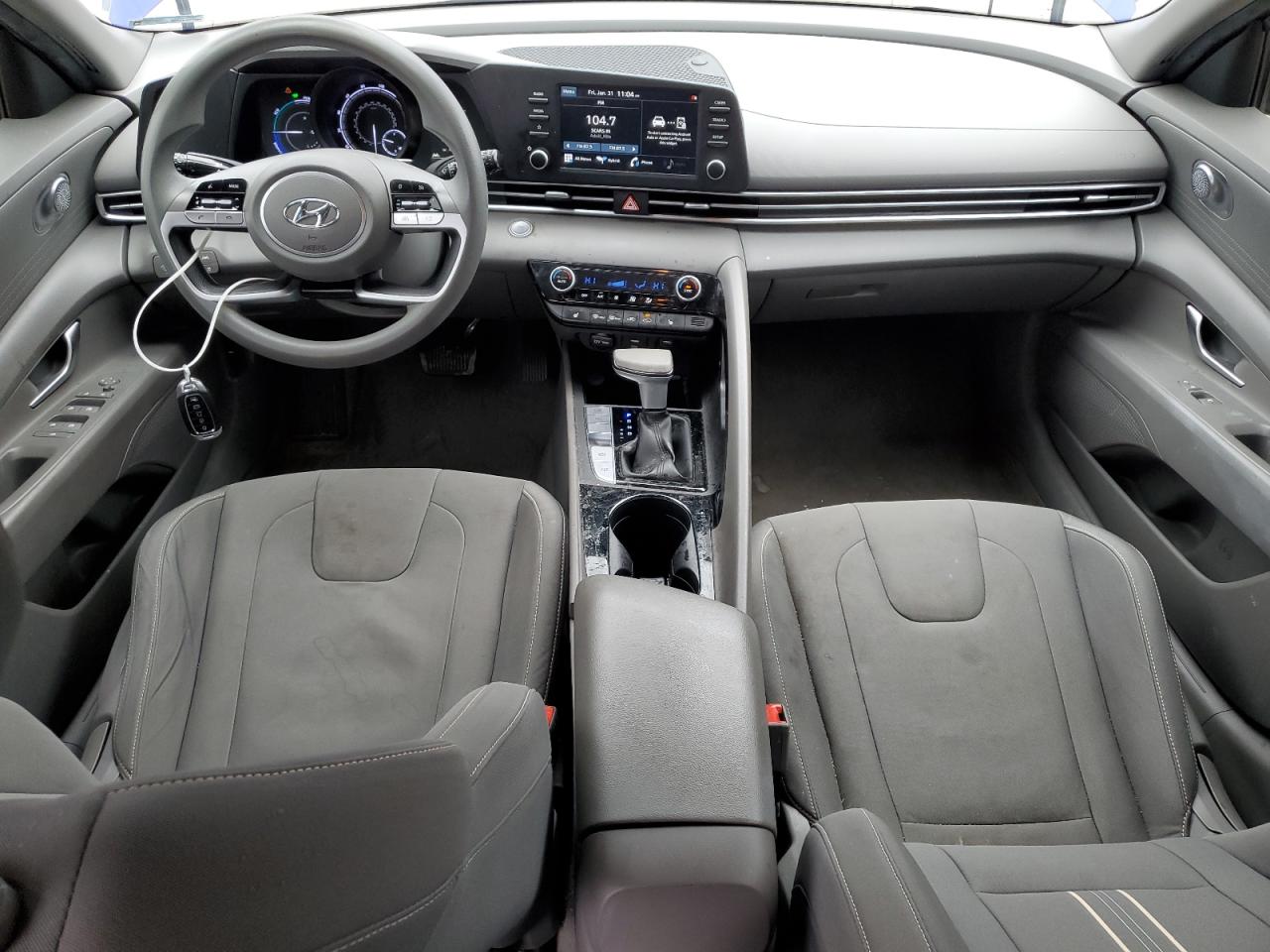 2022 HYUNDAI ELANTRA BLUE VIN:KMHLM4AJ6NU027361