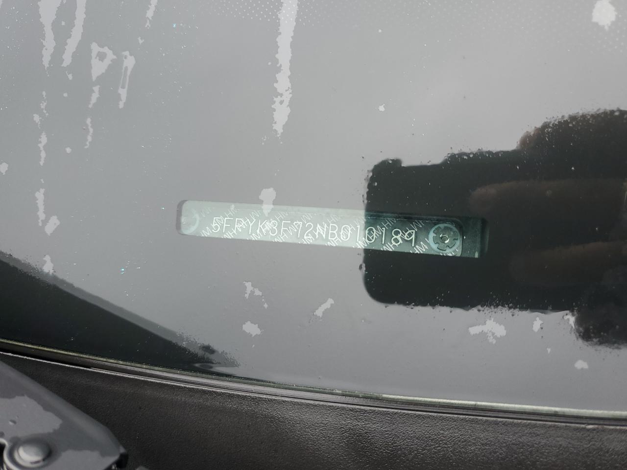 2022 HONDA RIDGELINE RTL VIN:5FPYK3F72NB010189