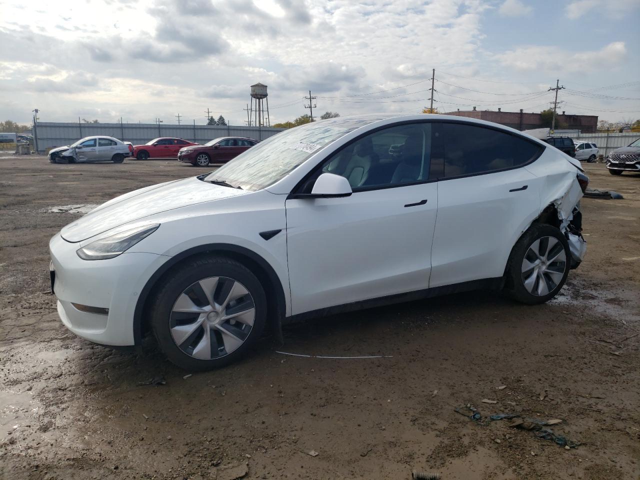 2022 TESLA MODEL Y  VIN:7SAYGAEE1NF383449