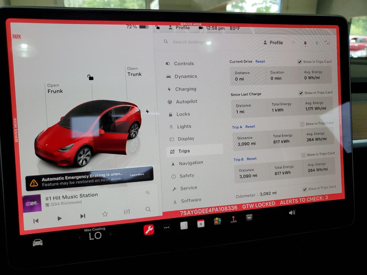 2023 TESLA MODEL Y  VIN:7SAYGDEE4PA108336