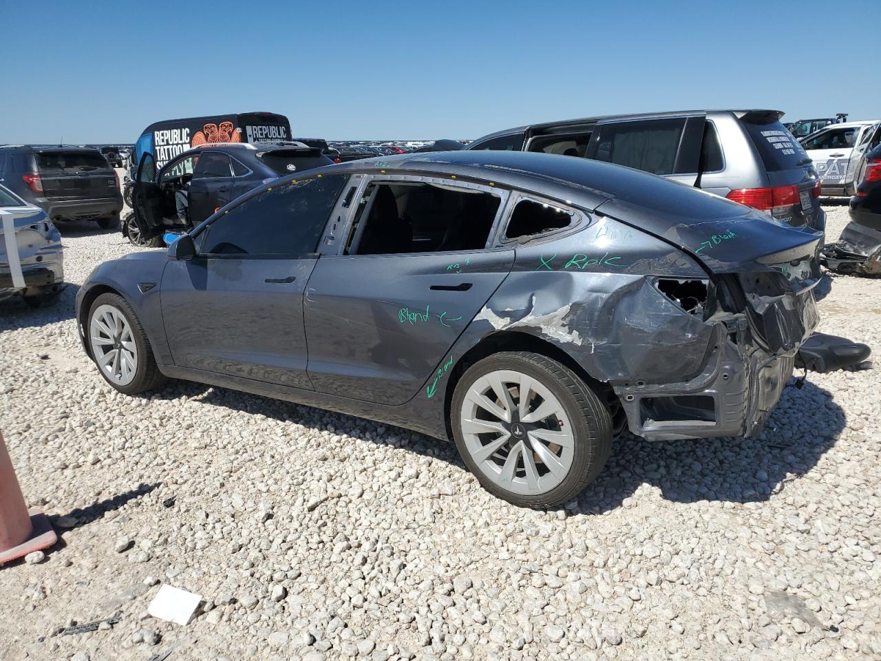 2022 TESLA MODEL 3  VIN:5YJ3E1EA2NF188955