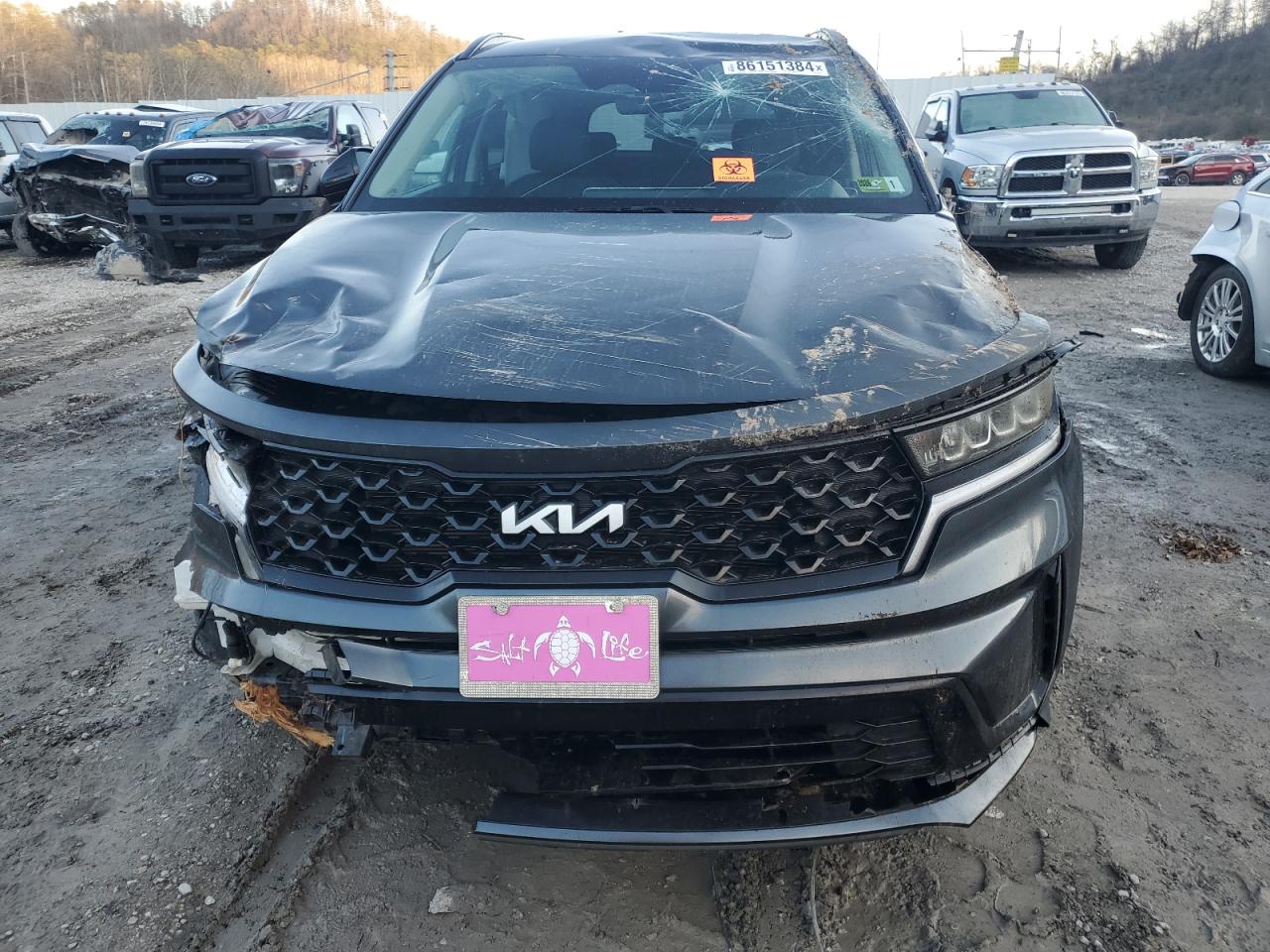 2022 KIA SORENTO S VIN:5XYRL4LC9NG154008