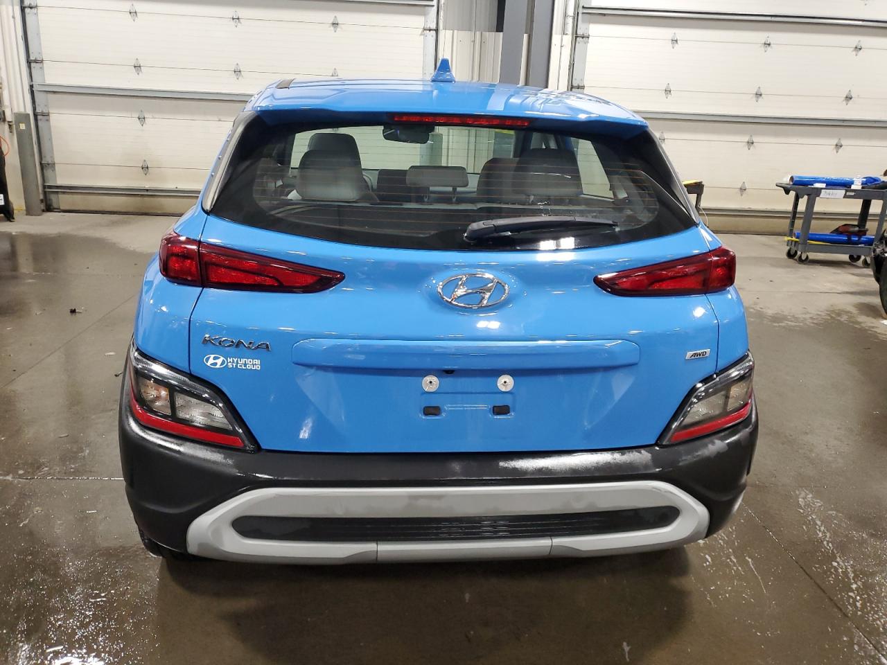2022 HYUNDAI KONA SEL VIN:KM8K2CAB7NU832709