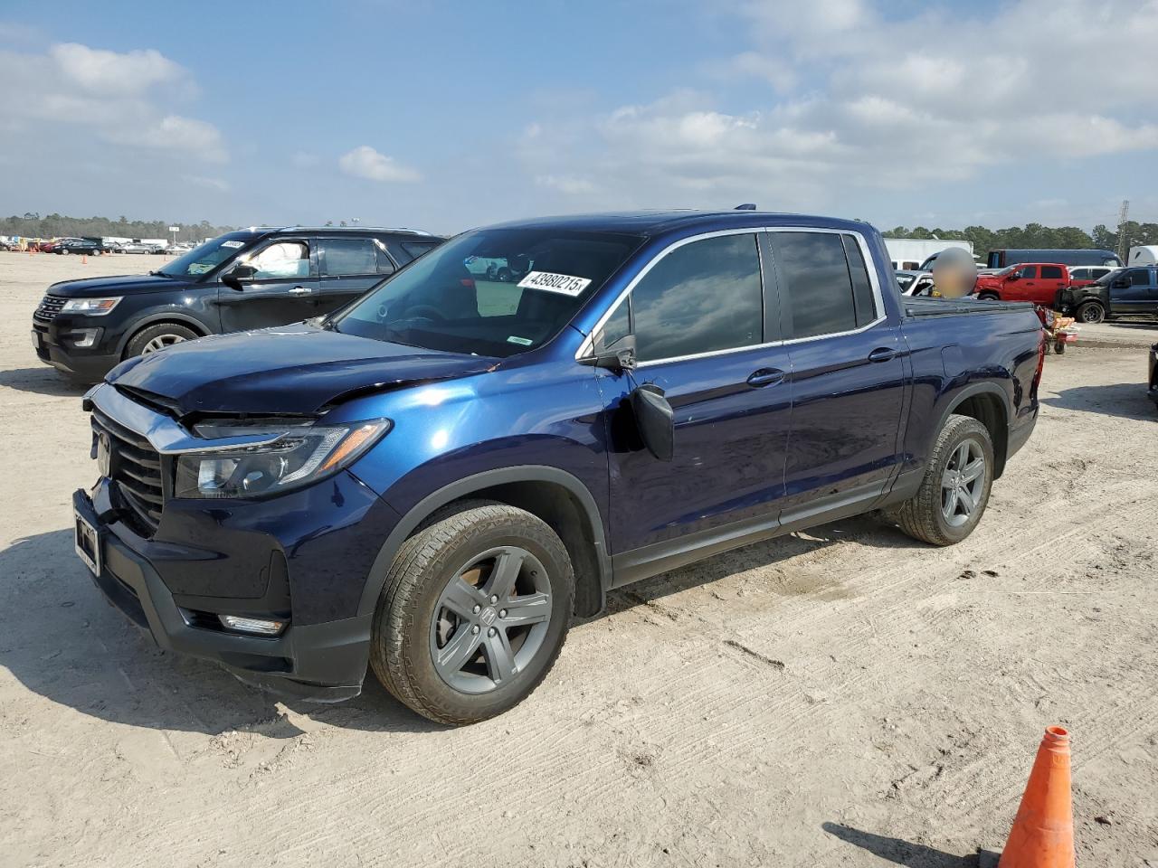2023 HONDA RIDGELINE RTL VIN:5FPYK3F51PB012274