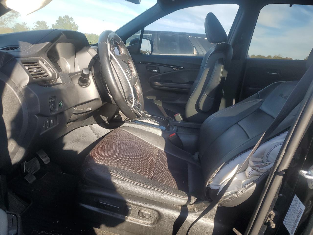 2022 HONDA PILOT BLACK VIN:5FNYF6H76NB000213