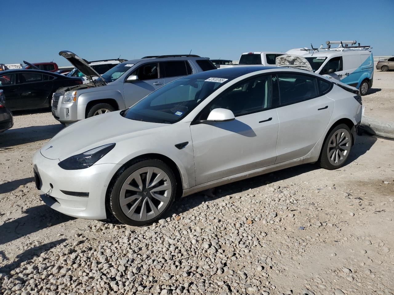 2022 TESLA MODEL 3  VIN:5YJ3E1EB2NF277448