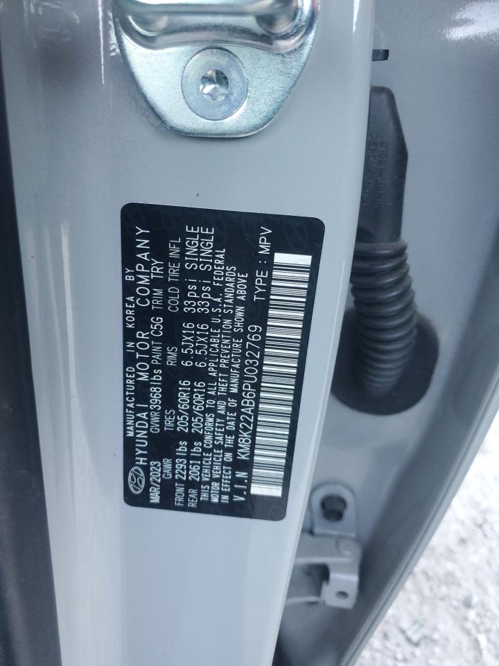 2023 HYUNDAI KONA SE VIN:KM8K22AB6PU032769