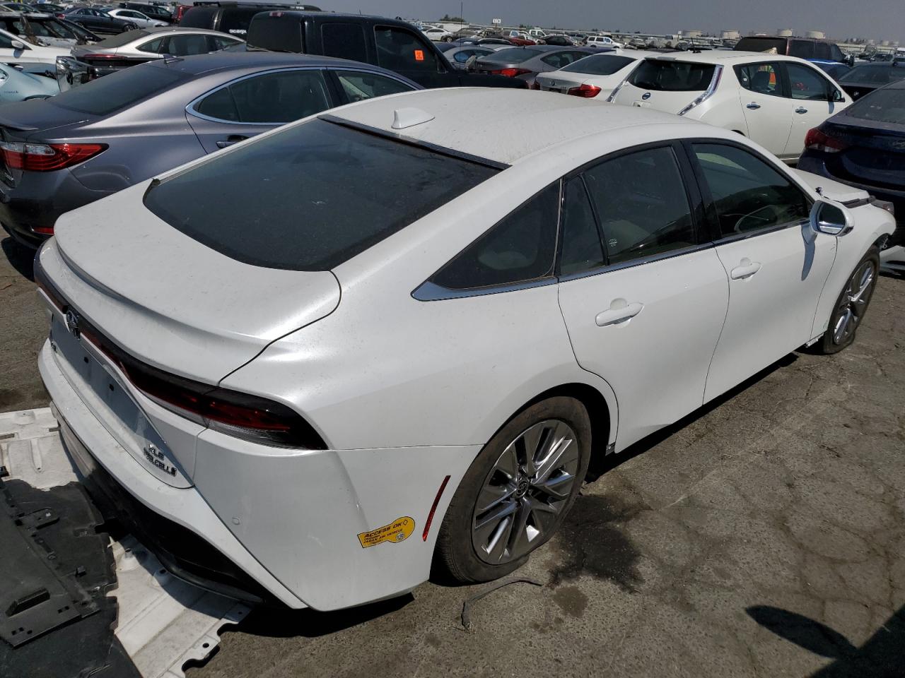 2022 TOYOTA MIRAI LE VIN:JTDAAAAA6NA006563