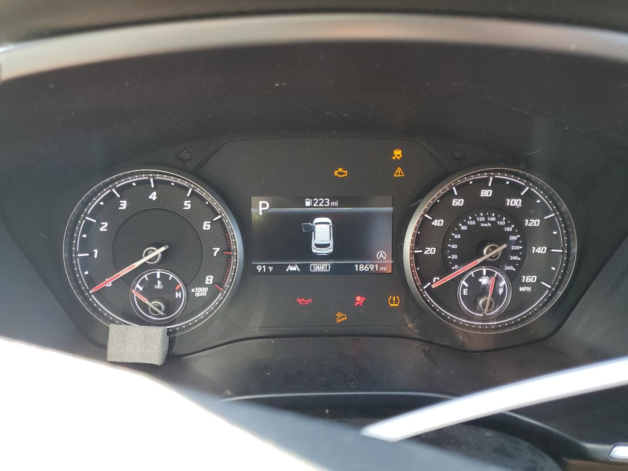 2022 HYUNDAI SANTA FE SE VIN:5NMS1DAJ5NH473324