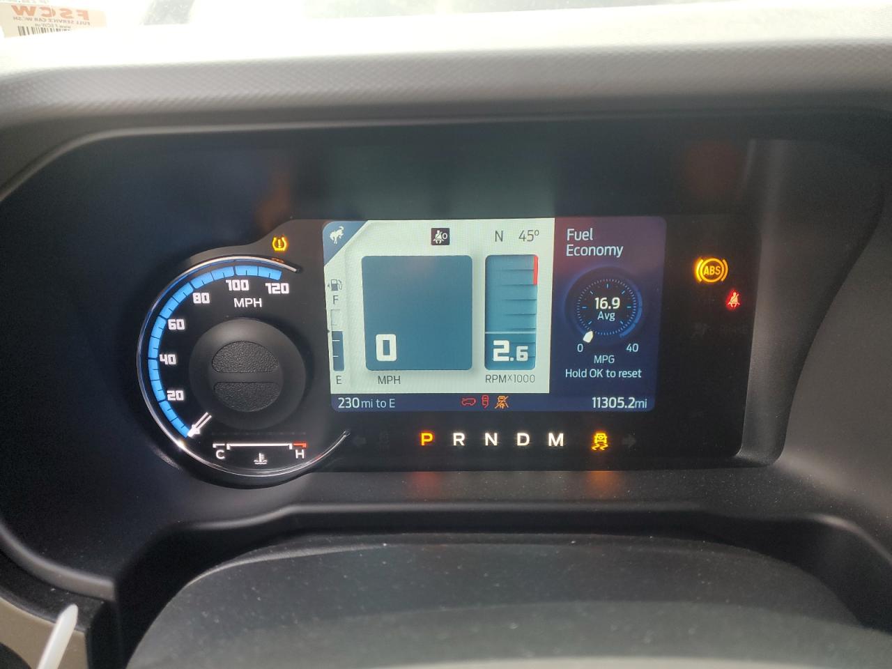 2023 FORD BRONCO BASE VIN:1FMEE5DP3PLB85161