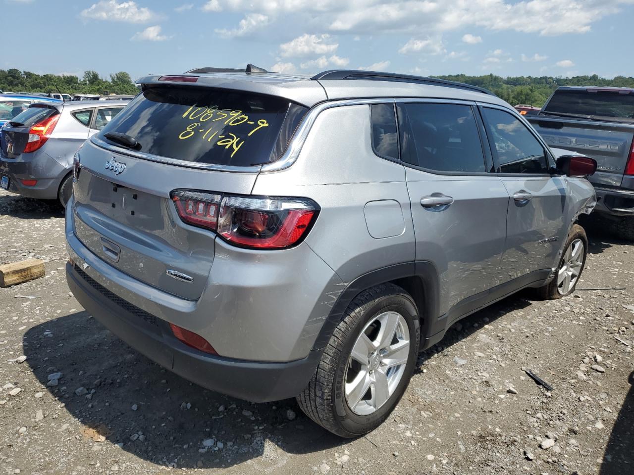 2022 JEEP COMPASS LATITUDE VIN:3C4NJCBB8NT119587