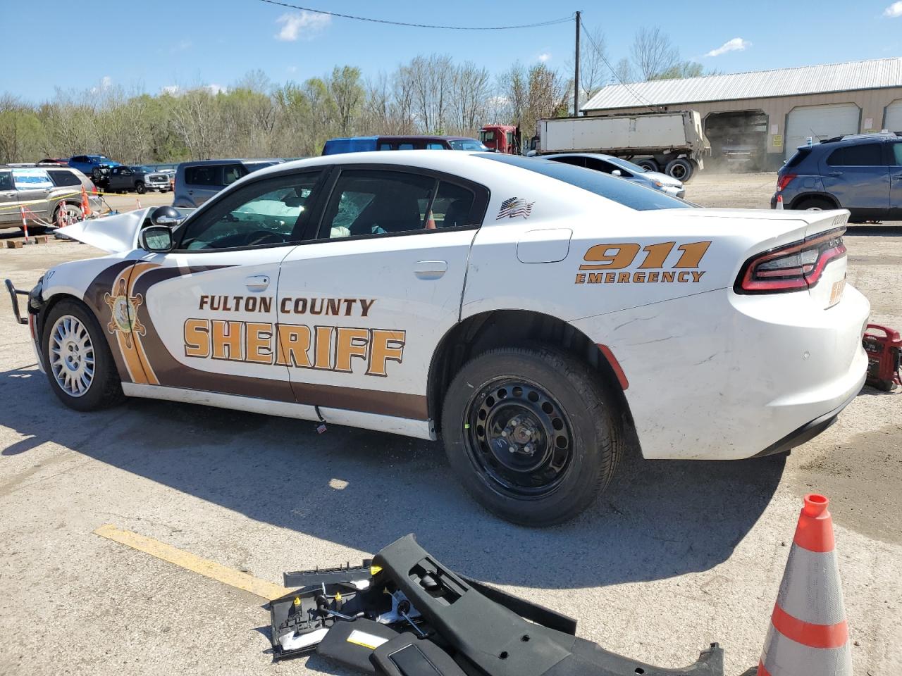 2022 DODGE CHARGER POLICE VIN:2C3CDXKG0NH120523