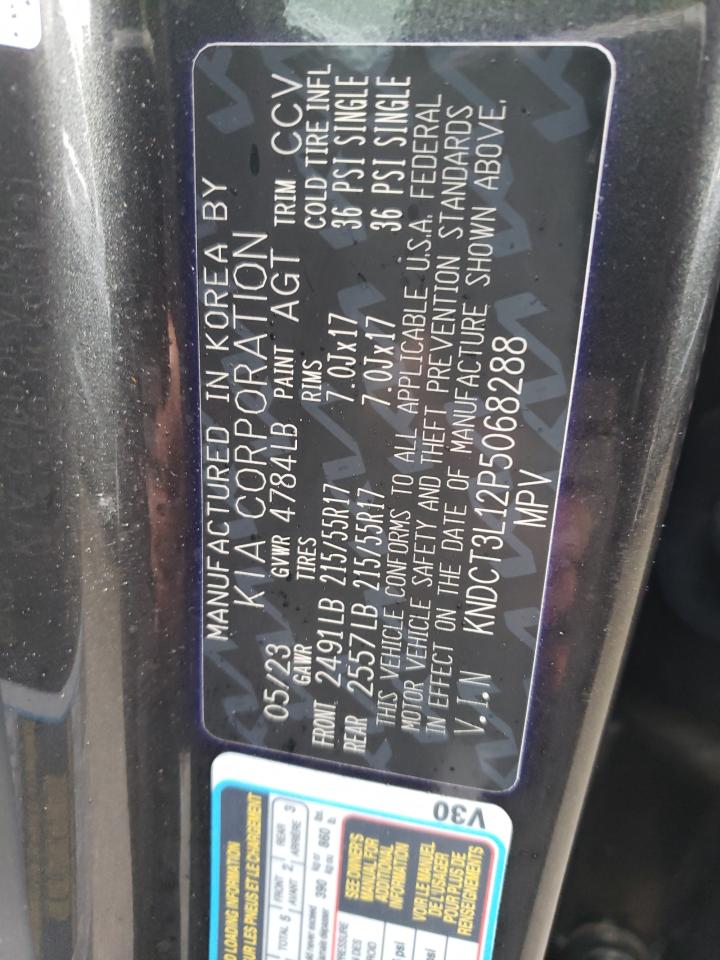 2023 KIA NIRO WAVE VIN:KNDCT3L12P5068288