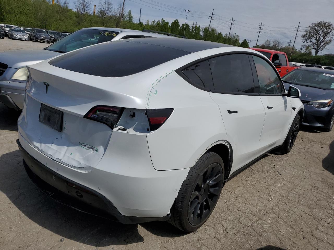 2022 TESLA MODEL Y  VIN:7SAYGDEE7NF327209