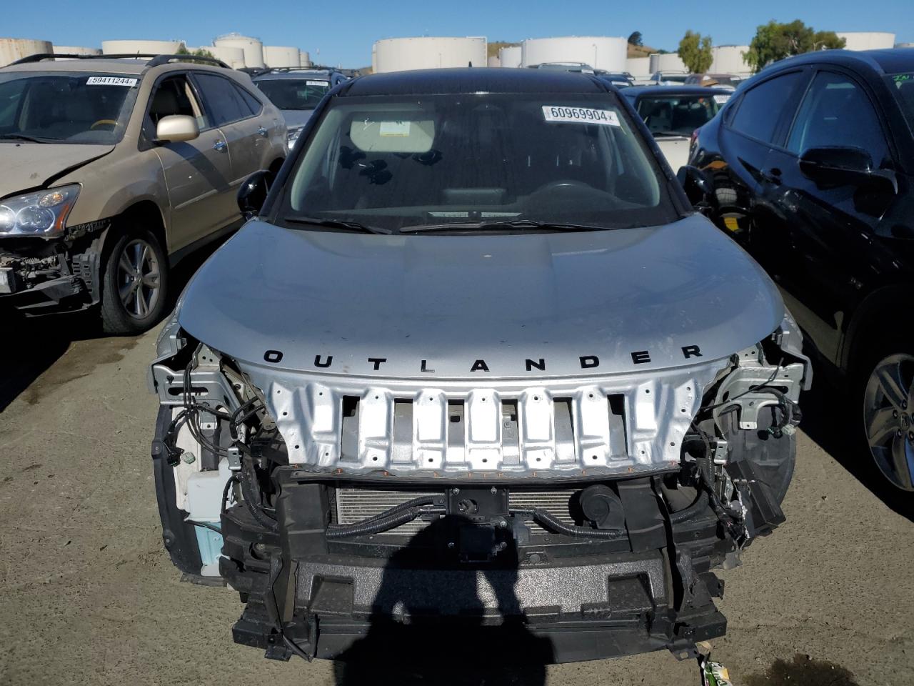 2022 MITSUBISHI OUTLANDER ES VIN:JA4J3TA87NZ018171