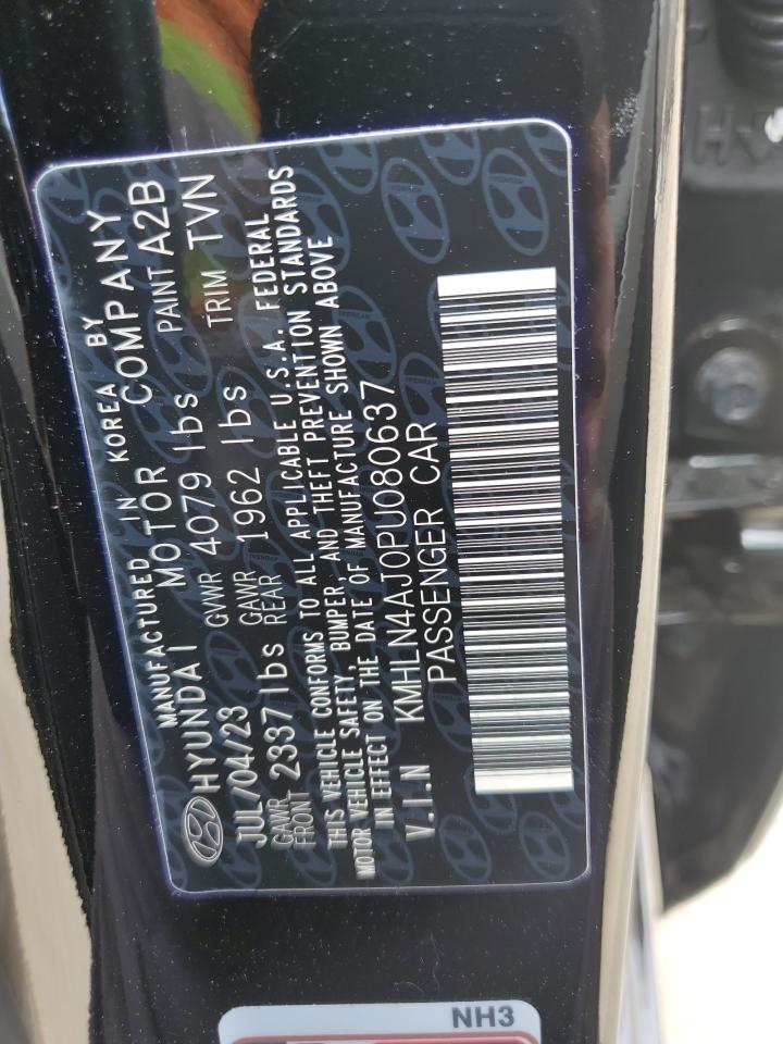 2023 HYUNDAI ELANTRA LIMITED VIN:KMHLN4AJ0PU080637