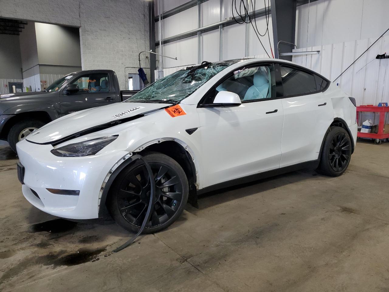 2022 TESLA MODEL Y  VIN:7SAYGAEE3NF546991