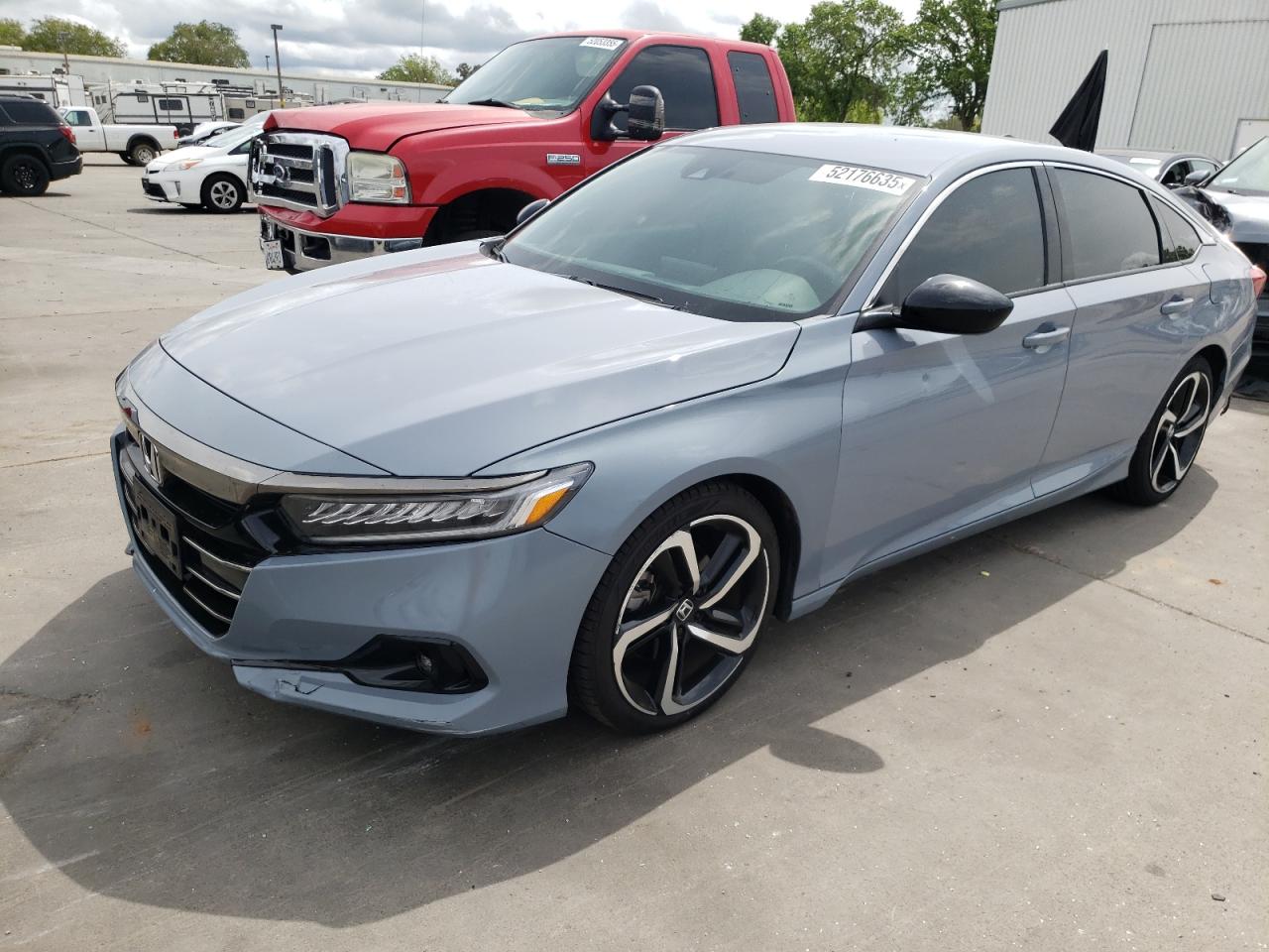 2022 HONDA ACCORD SPORT VIN:1HGCV1F39NA007795