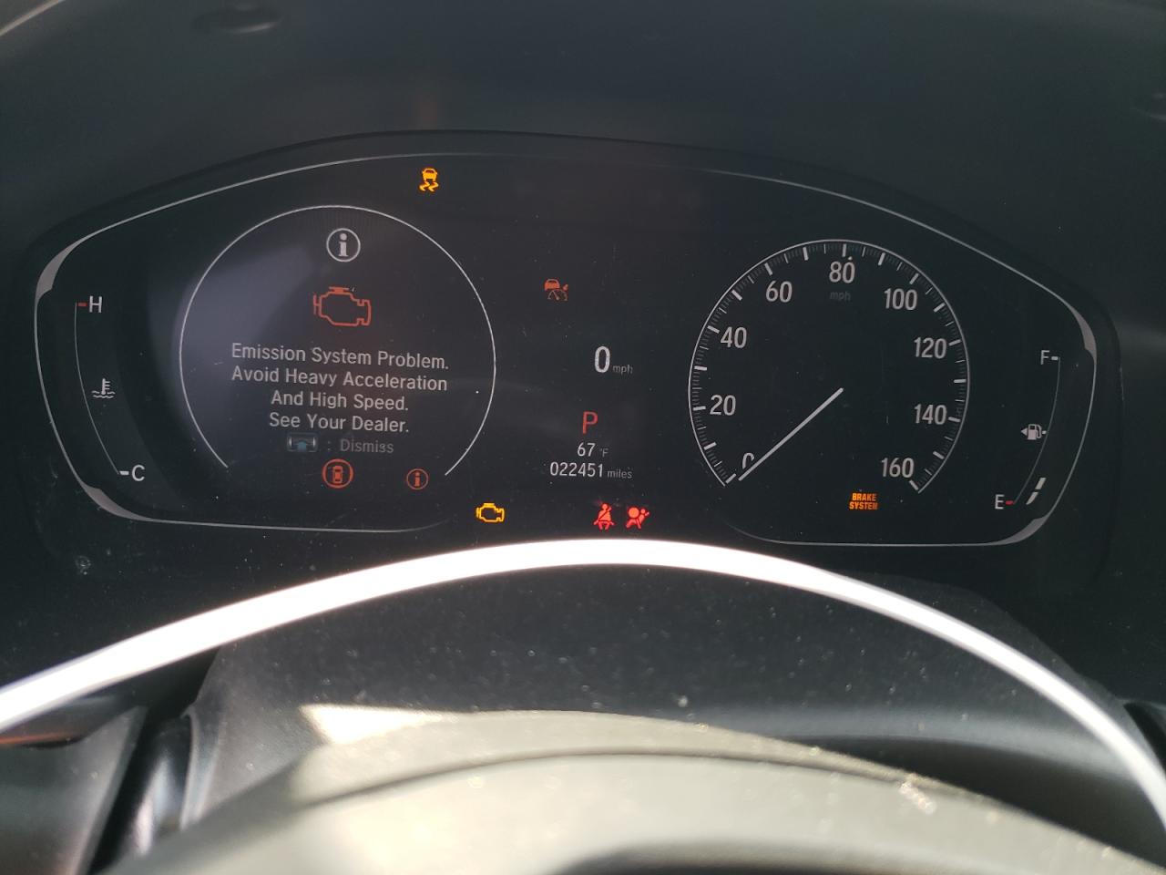 2022 HONDA ACCORD SPORT VIN:1HGCV2F39NA025476