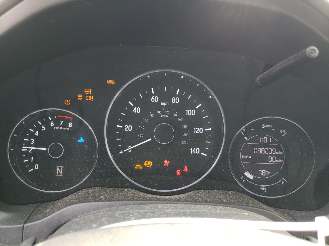 2022 HONDA HR-V LX VIN:3CZRU6H36NM717644