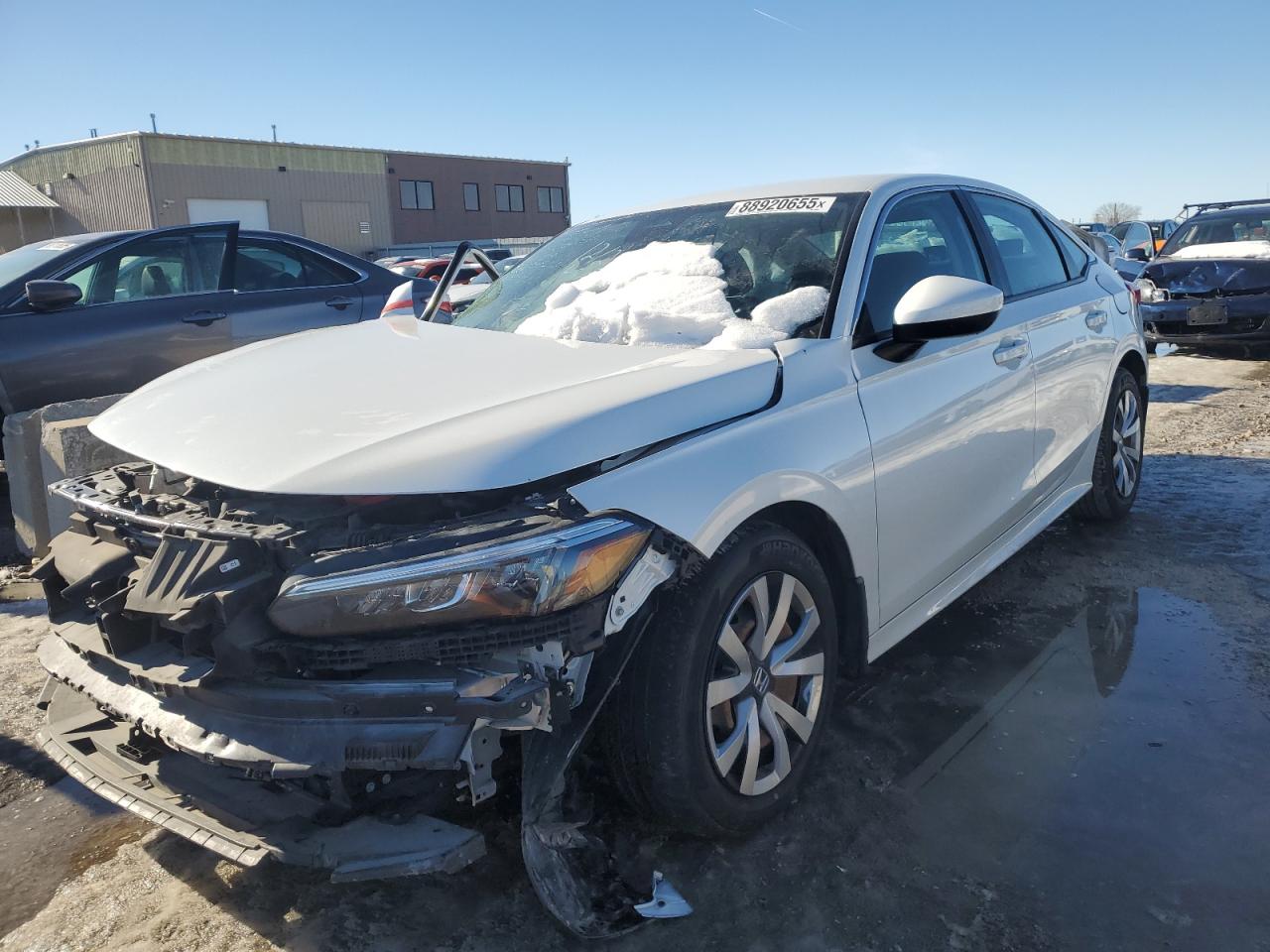 2022 HONDA CIVIC LX VIN:2HGFE2F24NH505446