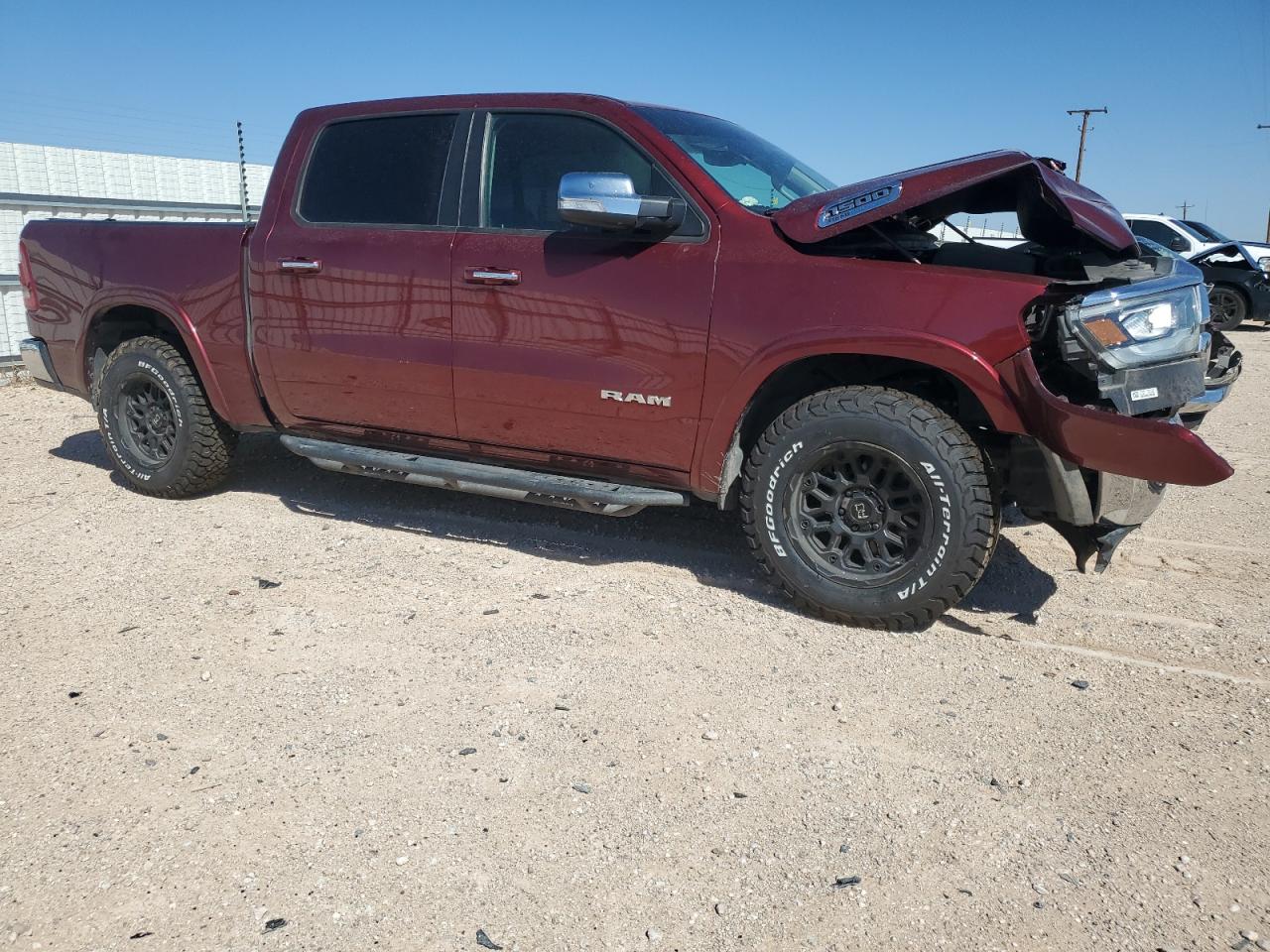 2022 RAM 1500 LARAMIE VIN:1C6SRFJT9NN208390