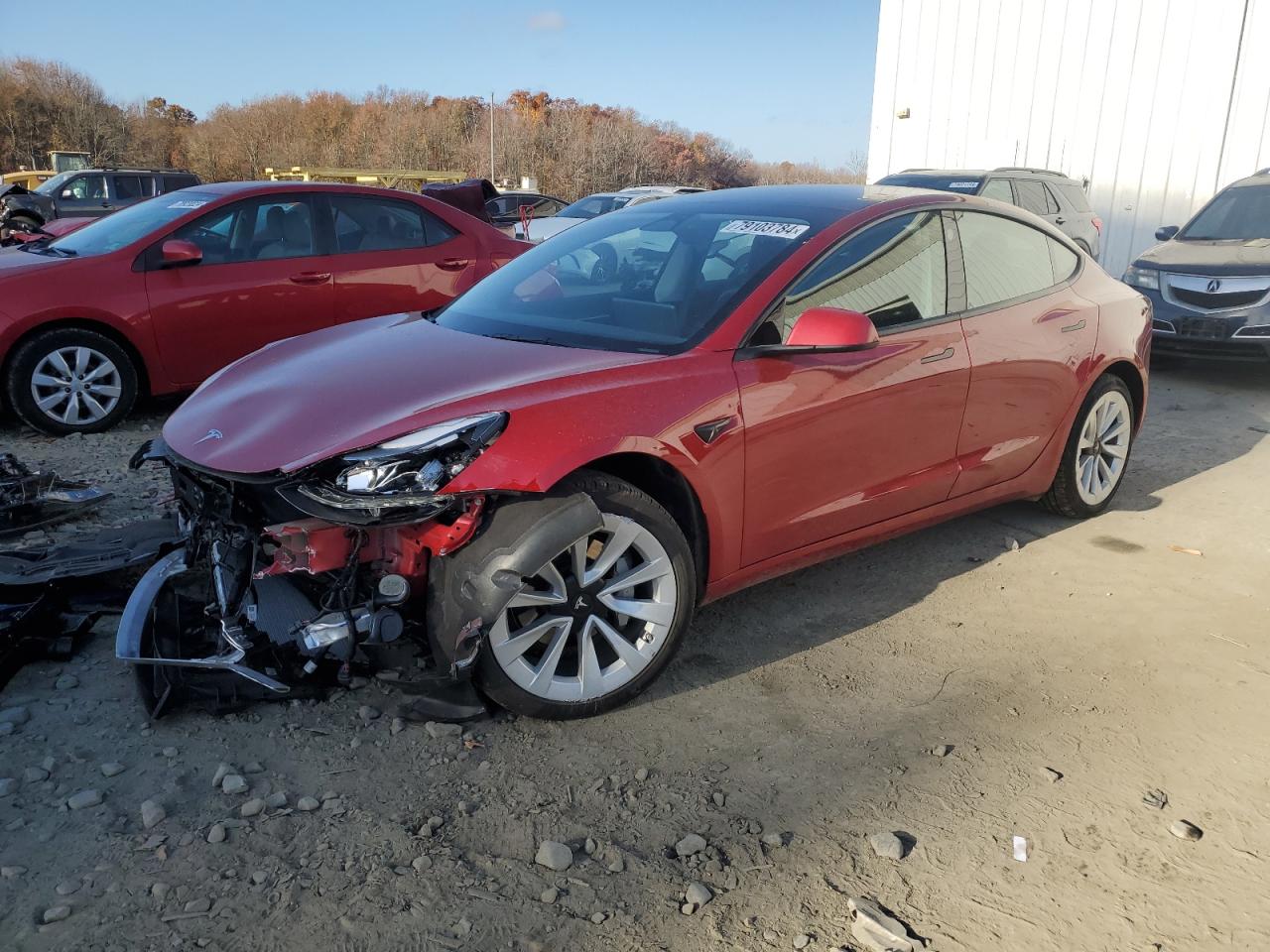 2022 TESLA MODEL 3  VIN:5YJ3E1EA8NF348997