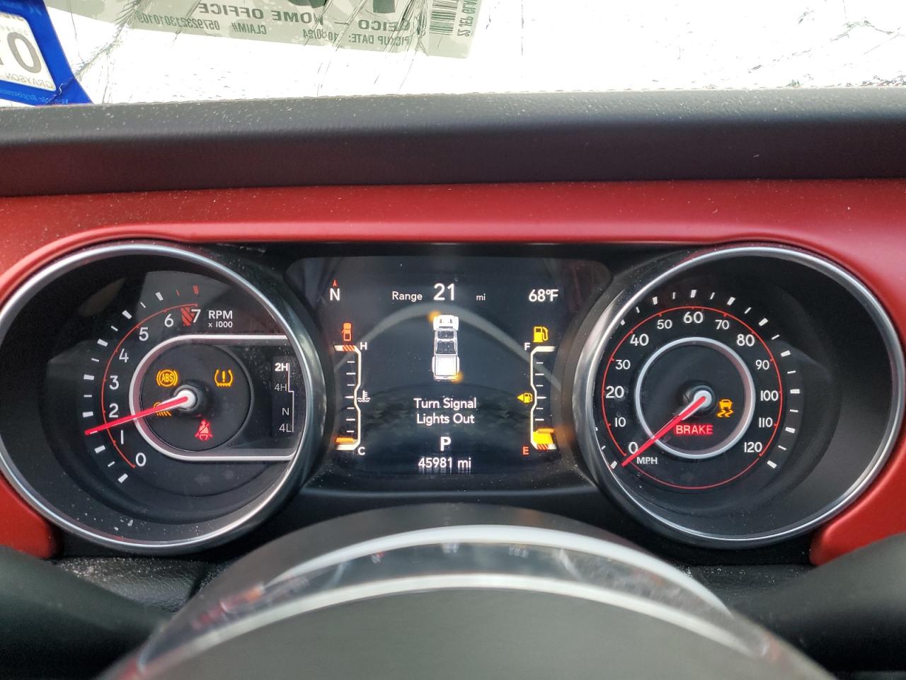 2022 JEEP GLADIATOR RUBICON VIN:1C6JJTBG9NL179777