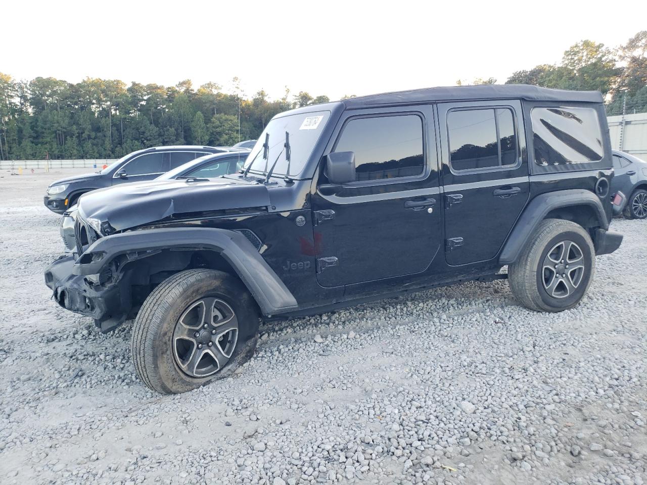 2022 JEEP WRANGLER UNLIMITED SPORT VIN:1C4HJXDG1NW134486