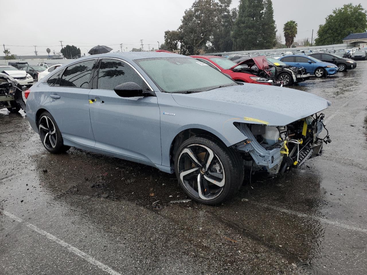 2022 HONDA ACCORD HYBRID SPORT VIN:1HGCV3F25NA46046