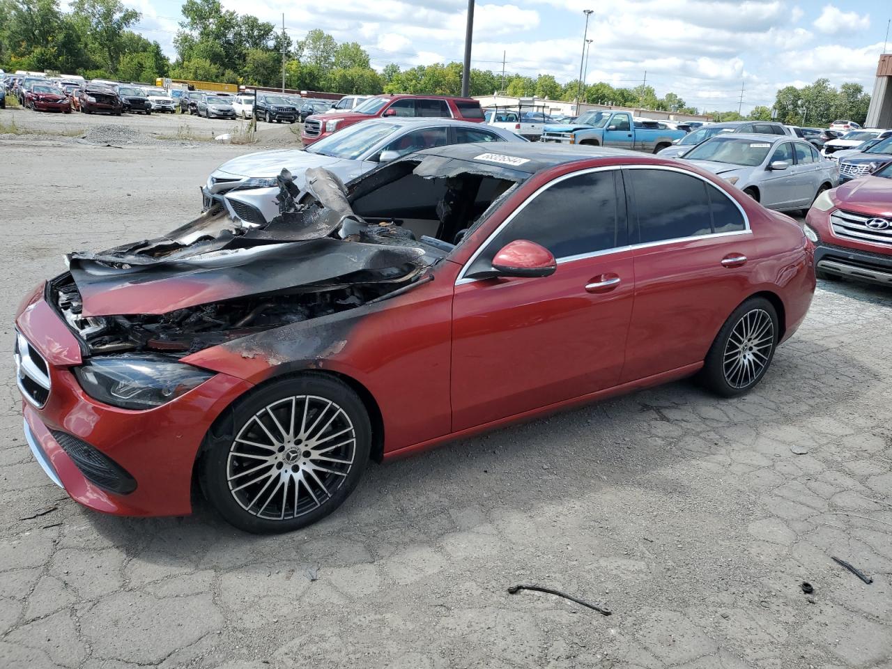 2022 MERCEDES-BENZ C 300 4MATIC VIN:W1KAF4HB0NR034710