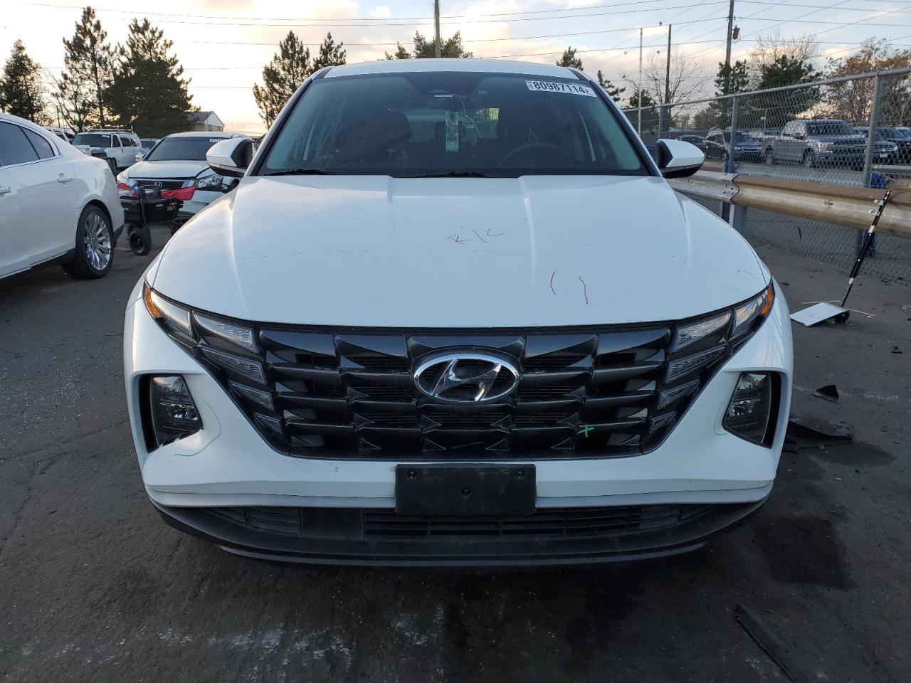 2022 HYUNDAI TUCSON SE VIN:5NMJACAE9NH024477