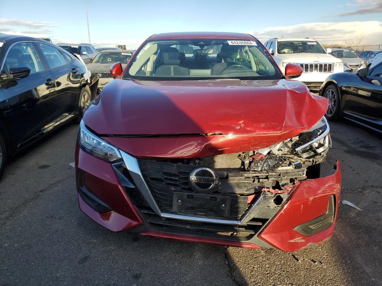 2022 NISSAN SENTRA SV VIN:3N1AB8CV6NY250640