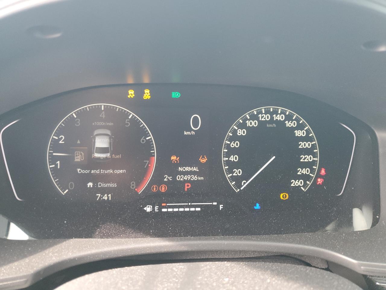 2024 HONDA CIVIC SPORT VIN:2HGFE2F54RH108710