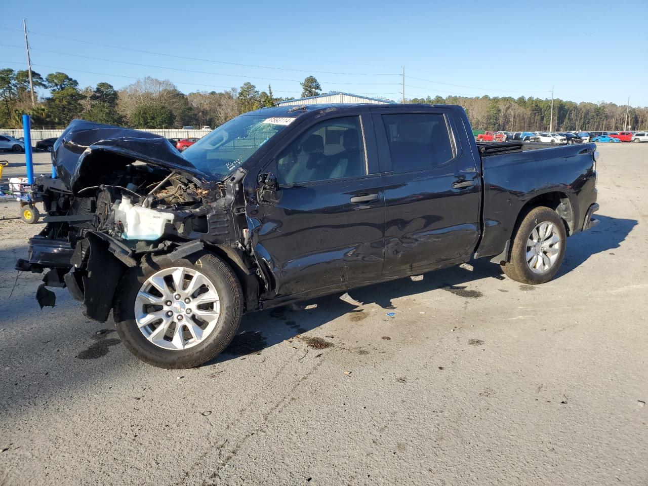 2022 CHEVROLET SILVERADO K1500 CUSTOM VIN:1GCPDBEK3NZ536064