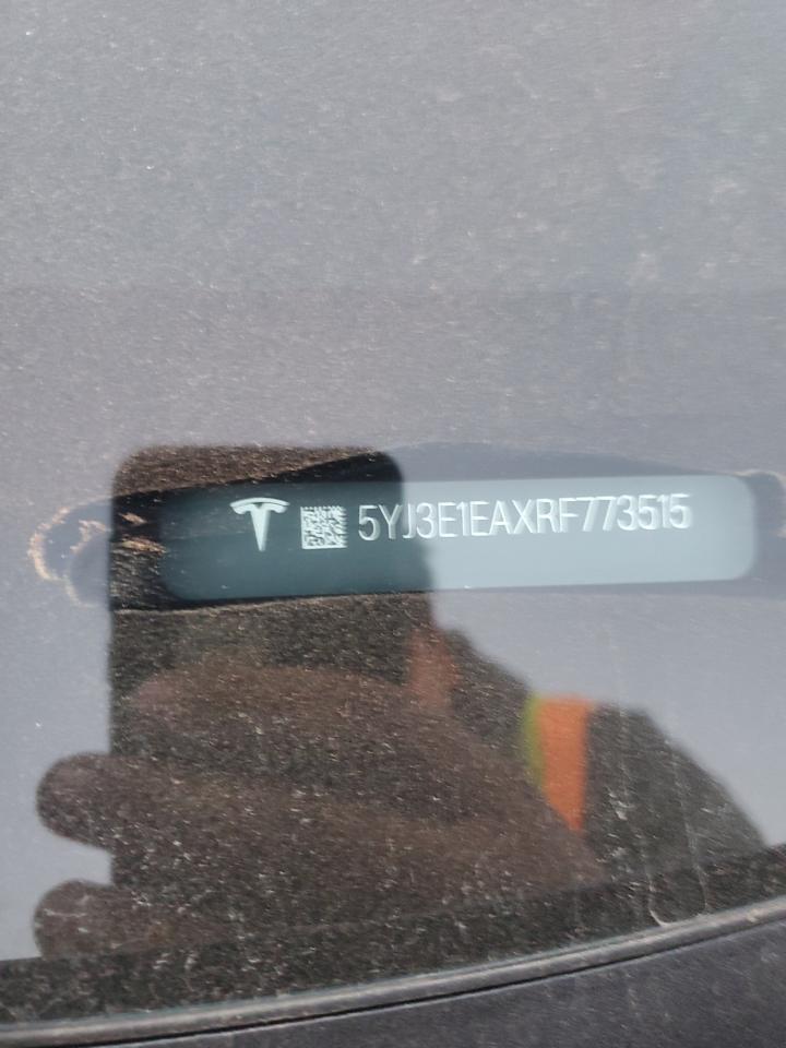 2024 TESLA MODEL 3  VIN:5YJ3E1EAXRF773515