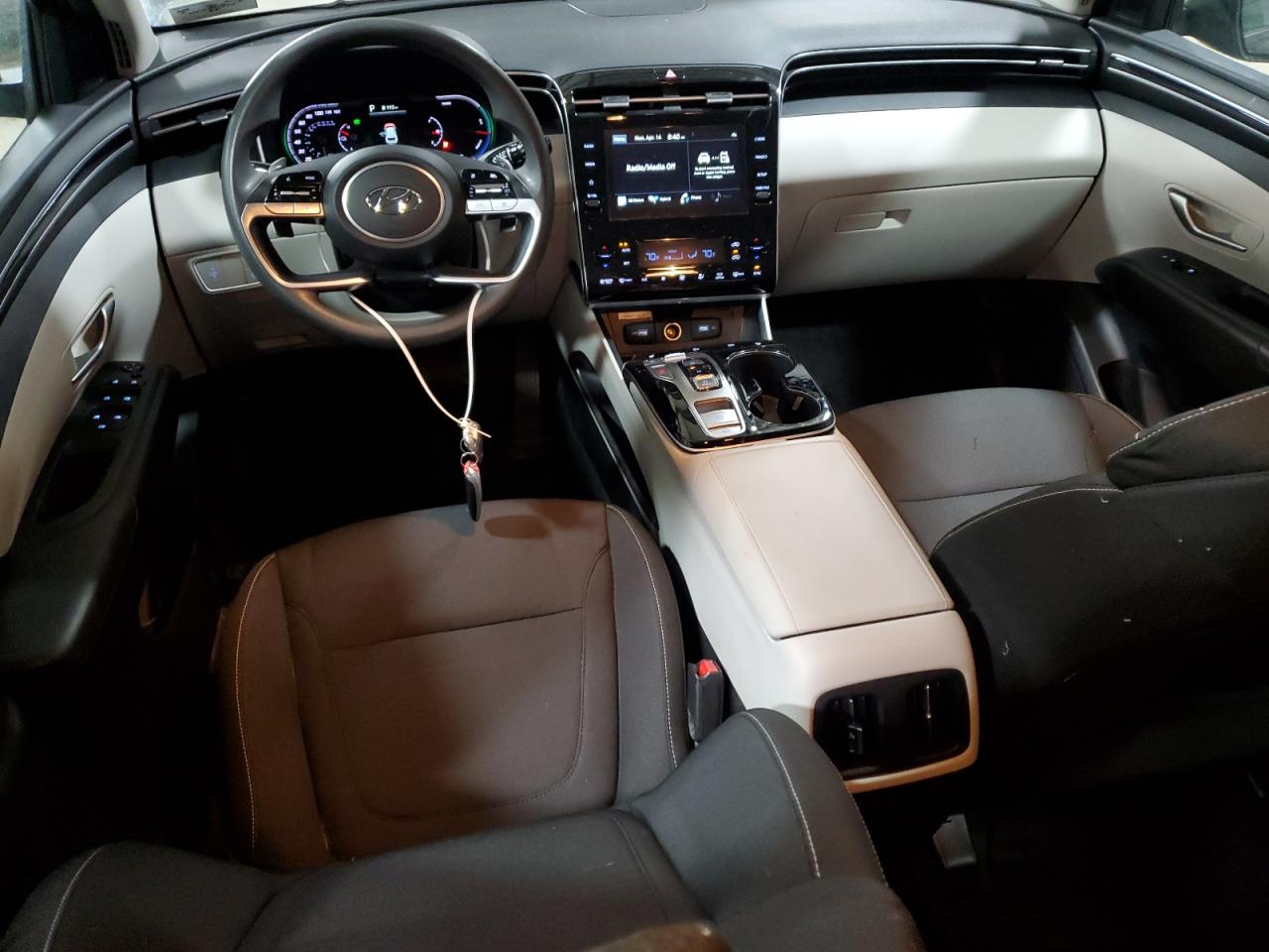 2022 HYUNDAI TUCSON BLUE VIN:KM8JBCA10NU081178