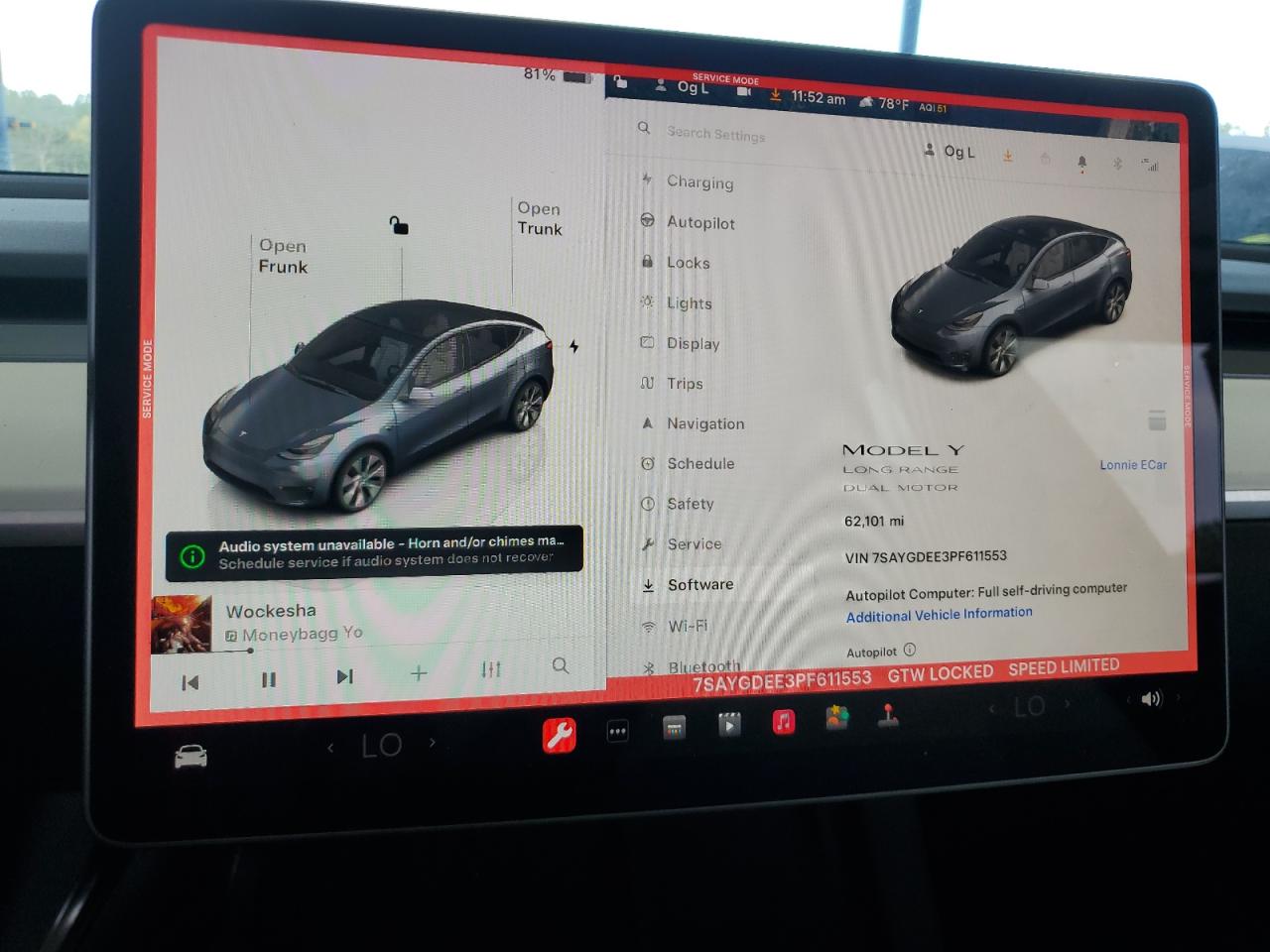 2023 TESLA MODEL Y  VIN:7SAYGDEE3PF611553